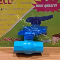 Ball valve pvc 1/2 inch stop kran pvc 1/2 inch