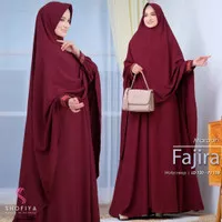 Fajira Syar`i Original Shofiya Hijab - Gamis Syar`i Premium Jumbo - maroon