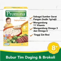 Promina BTI Bubur Tim Daging Brokoli 100gram makanan bayi anak 8 bulan