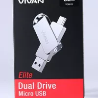 Flashdisk Vivan Dual Drive OTG Micro VOM132 32GB (Vivan VOM132 32gb)