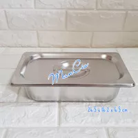 Gaatronom Food pan with cover 26.5 x 16.2 x 6.5 cm / wadah saji tutup