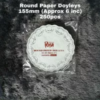Round Paper Doyleys 155 mm (6 inc) / Kertas Alas Kue 155 (6 inc)