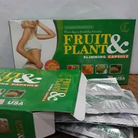 fruit and plant slimming capsule asli obat pelangsing badan