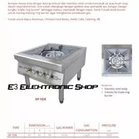 Getra Gas Stock Pot with Stainless Steel Body SP 1DX Burner Kompor