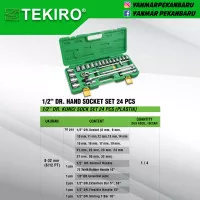Tekiro Kunci Sock SET 8-32MM / Hand socket set 24PCS/SET