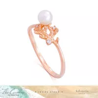 Cincin Emas Mutiara The Caribbea Coral Pearl Ring