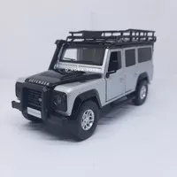 Diecast Land Rover Defender Long Miniatur Mobil Jip Jackiekim 1:32