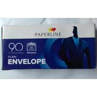 AMPLOP PAPERLINE 110 X 230 mm AMPLOP PUTIH AMPLOP SILICONE POLOS 90