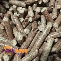 wood pellet pelet kayu 1kg bedding litter alas kandang hewan