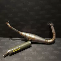 Knalpot Arrow Rx King Header Creampie Model Pdk set Silencer Arrow Ori