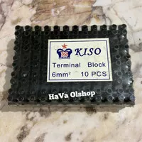 TERMINAL BLOCK 6mm KISO (HARGA PER BATANG)