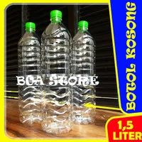 Botol X Air Mineral Aqua Oasis LeMineral Kosong Bersih 1500 ml 1,5L