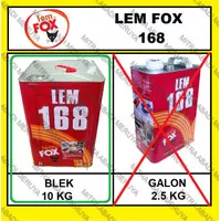 Lem Kuning FOX 168 Blek 10 kg Lem HPL Lem 168 Lem Triplek