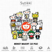 Sticker Pack Reddit Mascot Logo Character Maskot Stiker Laptop Vinyl