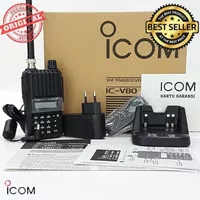 HT Handy Talky ICOM IC-V80 / Walky Talkie Radio ICOM v80 Lithium Baru