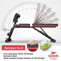 Kursi Gym Fitnes Adjustable Press Sit Up Bench Dumbell Stoll 042-24