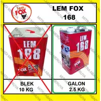 Lem Kuning FOX 168 Galon 2.5 kg Lem HPL Lem 168 Lem Triplek