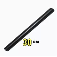 1" Pipa carbon steel sch 40 ( 1 inch x 30 cm) Besi Tanpa drat 300 mili