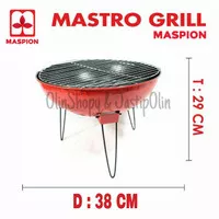 MASTRO GRILL 38cm MASPION/GRILLER NON STICK/PANGGANGAN ARANG