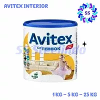 CAT TEMBOK AVITEX INTERIOR 1KG / 5KG / 25KG
