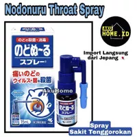 NODONURU Sore Throat Spray by Kobayashi/ Virus Fungus Eliminate Spray