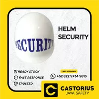 Helm SECURITY Helm Proyek Helm Safety Helm Kerja Satpam Murah