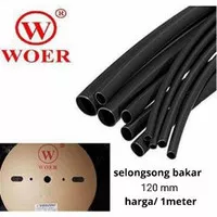 Heatshrink Ecer 120 mm @ 1 meter Selongsong Bakar