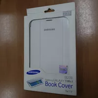 Book Cover Sarung Casing Samsung Tab 3 SM-T211 SM-T215 GT-P3200 RESMI