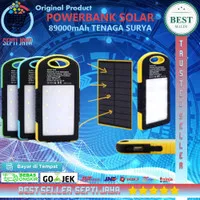 Solar Power Bank Tenaga Surya 98000Mah Powerbank Solarcell 20 LED PB
