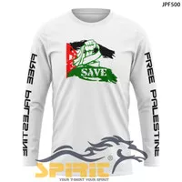 Baju Kaos Save Palestine Lengan Panjang freedom for palestine