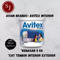 Avitex Cat Tembok 5 KG SW SUPERWHITE / CAT TEMBOK PUTIH 5KG PROMO !!!