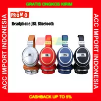 Headset Bluetooth JBL Headphone JBL Wireless HM07 Full Bass Stereo Ori