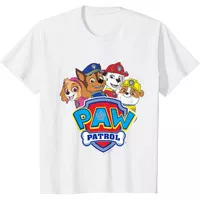 Baju Anak Paw Patrol Group With Logo T-Shirt