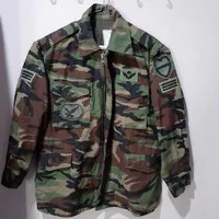 Jaket loreng jaket army original import