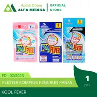 Koolfever / Kool fever - Plester Kompres Penurun Panas Bayi, Anak, Dew - BABY