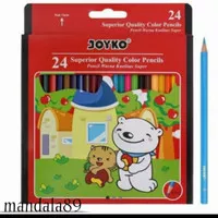 Pensil kayu warna @24 warna merk Joyko