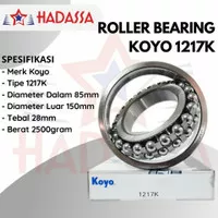 Roller Bearing Koyo 1217K As 85mm Original