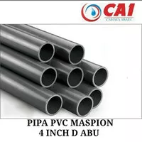 GROSIR - PIPA AIR PVC - MASPION - 4 INCH - D - ABU