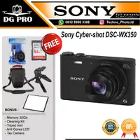 Sony Cyber-shot DSC-WX350 Digital Camera Pocket WX 350 - PAKET STANDARD