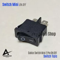 Saklar Switch Gepeng 2 Pin ON OFF / Saklar Tipis / Switch Mini Tipis
