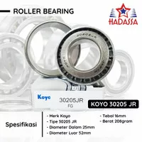 Roller Bearing Koyo 30205 JR As 25mm Original