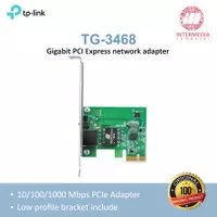 Lan Card Network Adapter Gigabit PCIe TP-Link TPLink TG-3468