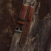 strap jam tangan kulit biawak the just brown lizard