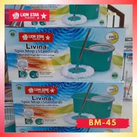 Pel lantai lion star livina spin mop standart. BM-45