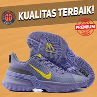Sepatu Basket Sneakers Nike Lebron Ambassador 13 Lakers Purple Yellow - 40