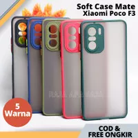 Soft Case Xiaomi Poco F3 Silicon Softcase Doff Hardcase Mate Silikon