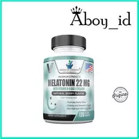 Melatonin 22 mg with Vitamin B6 and L THEANINE 120 Chewable Tablets