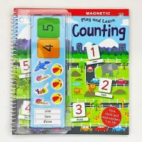 Buku Anak Belajar Angka dan Berhitung Magnetic Play and Learn Counting