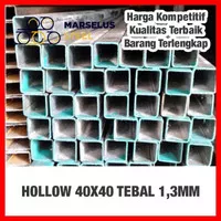Besi hollow 100x50x1,7mm - pipa kotak 100 x 50 tebal 1,7mm - 6 meter