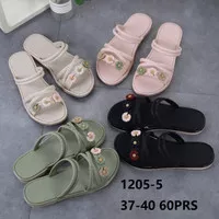 Sandal Slop Wanita S37-40 Balance Sandal Teplek Sehari hari